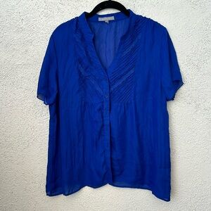 My Collection Sheer Smock Top Summer Casual Contemporary